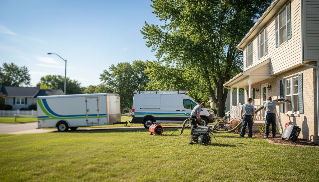 Flooded Basement Restoration And Cleanup With Repair in Holland, MN near me